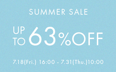 summer sale up 63% off