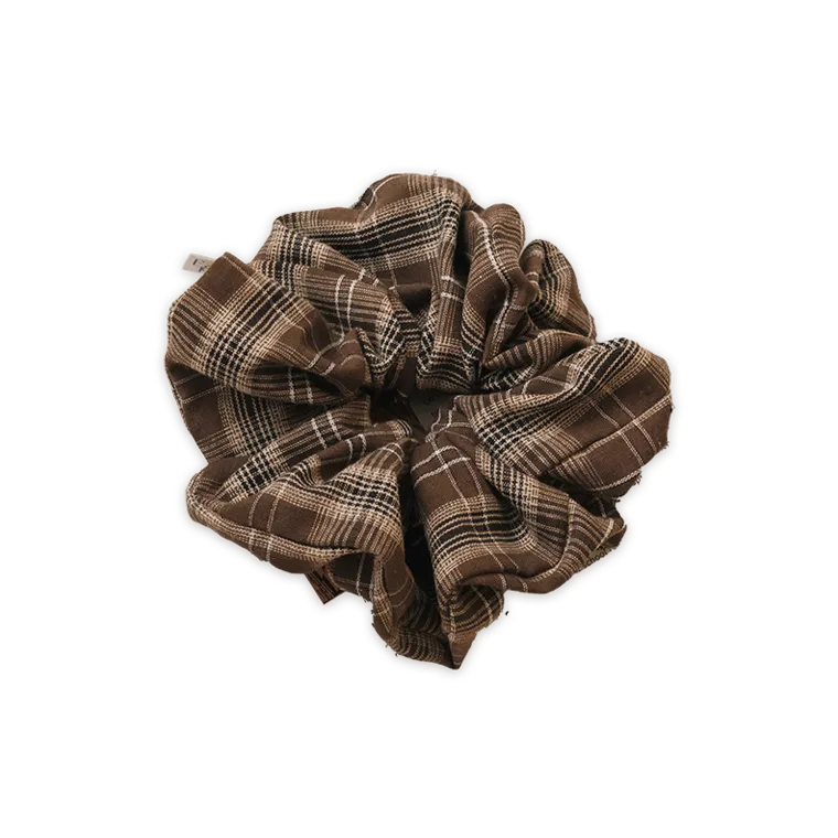 Checkered Scrunchie