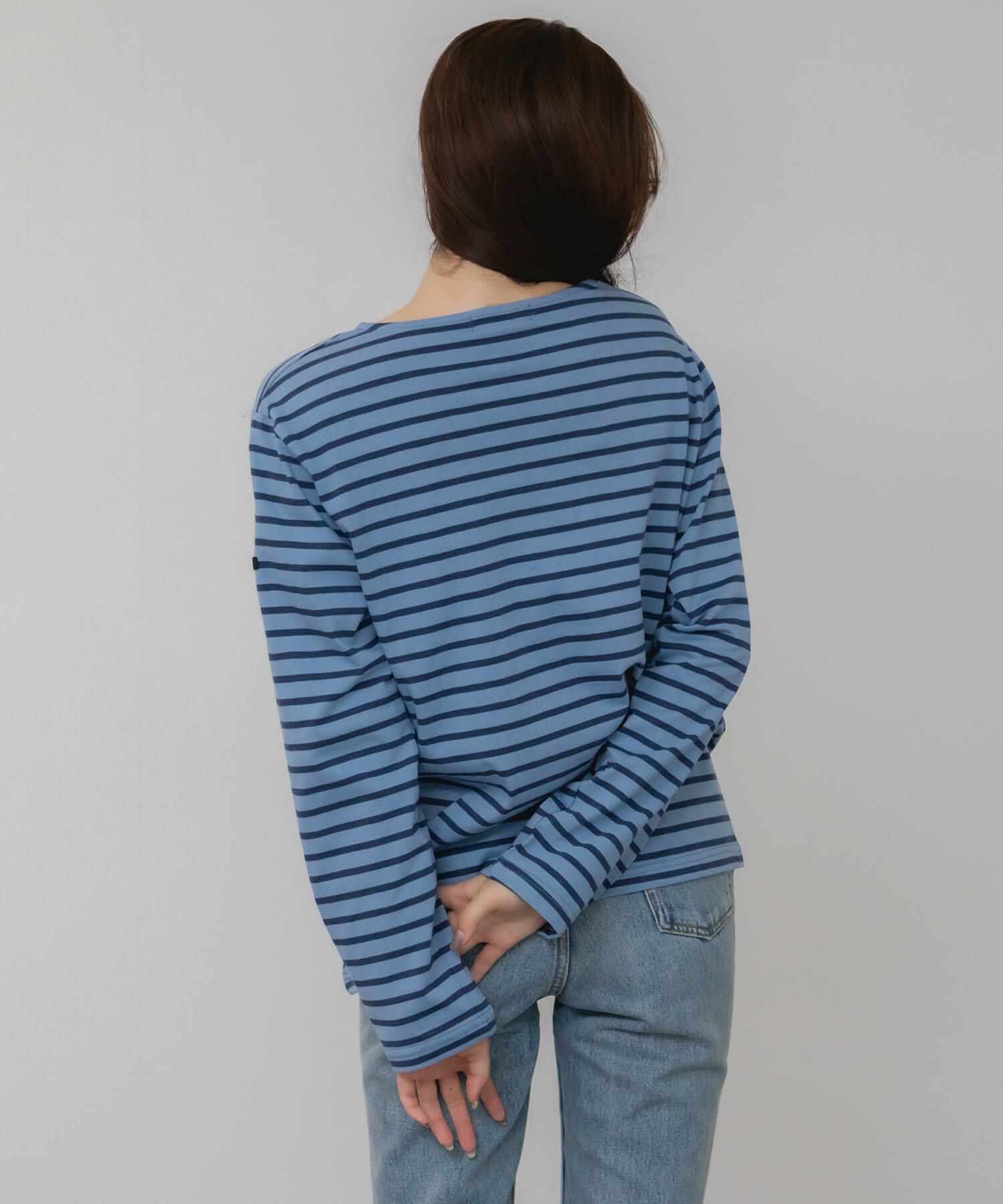 Basic Border Long Sleeve Cutsew | HEILIS