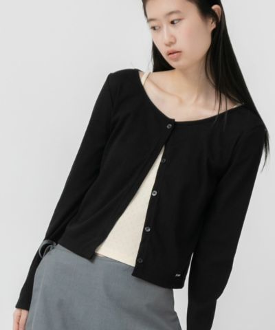 Rib Compact Cardigan