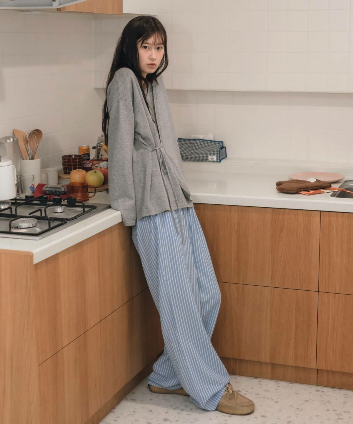 &&model：168cm(M SIZE)&&