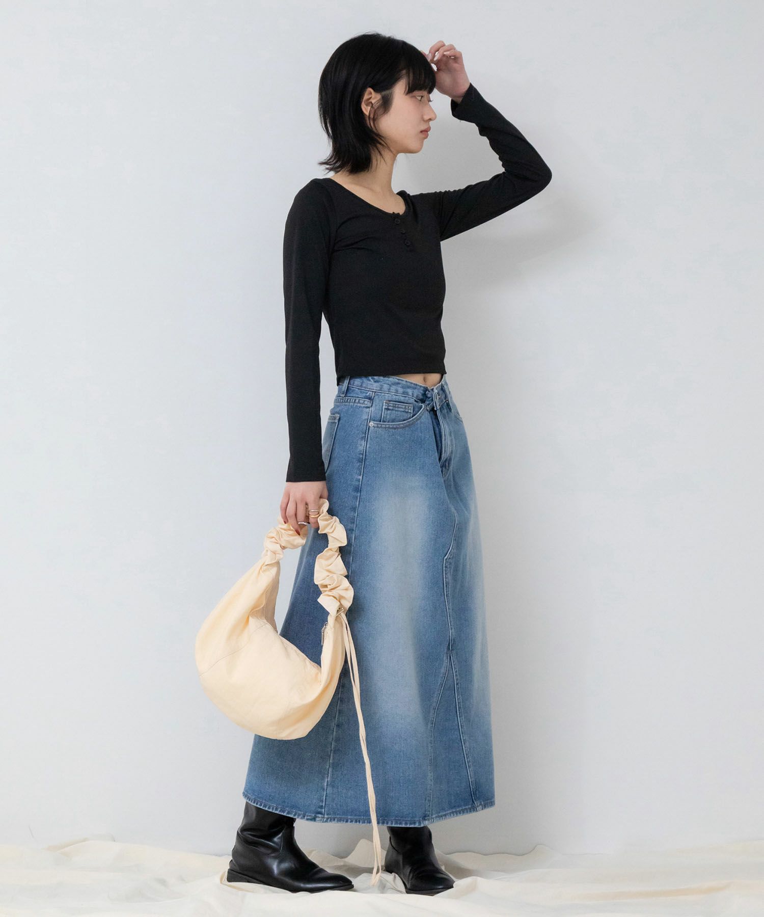 &&model：163cm&&