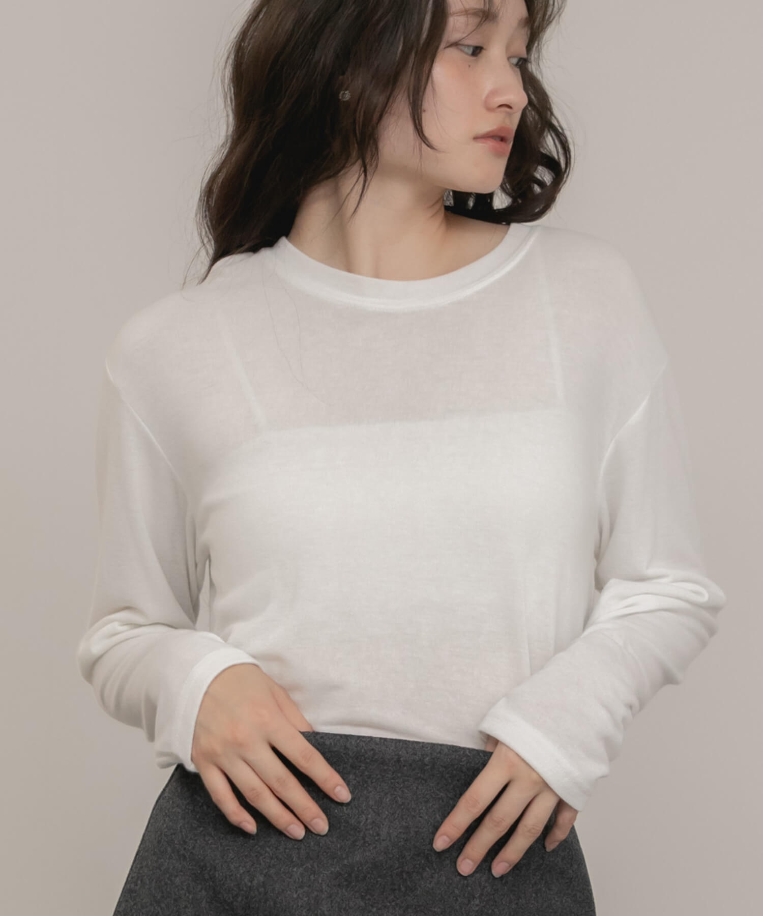 &&model：158cm&&