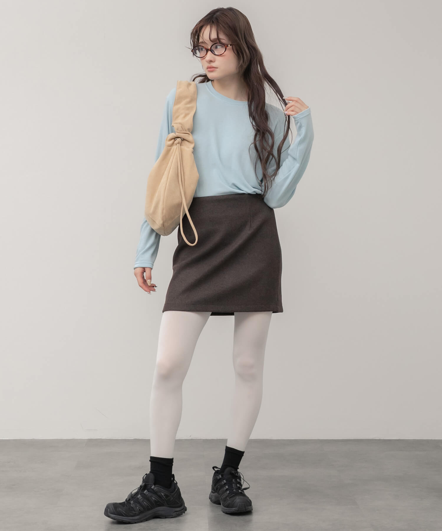 &&model：158cm&&