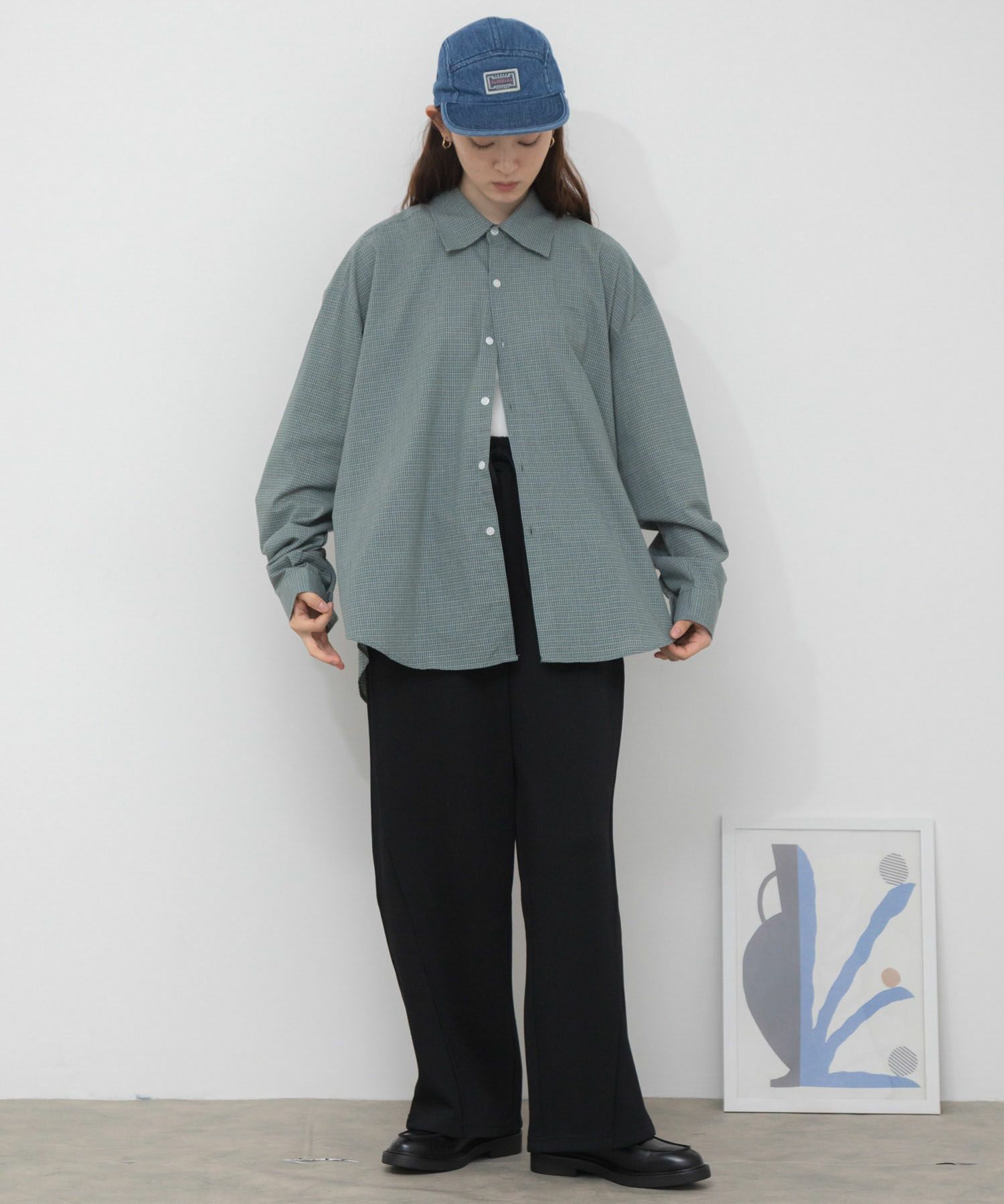 &&model：163cm&&