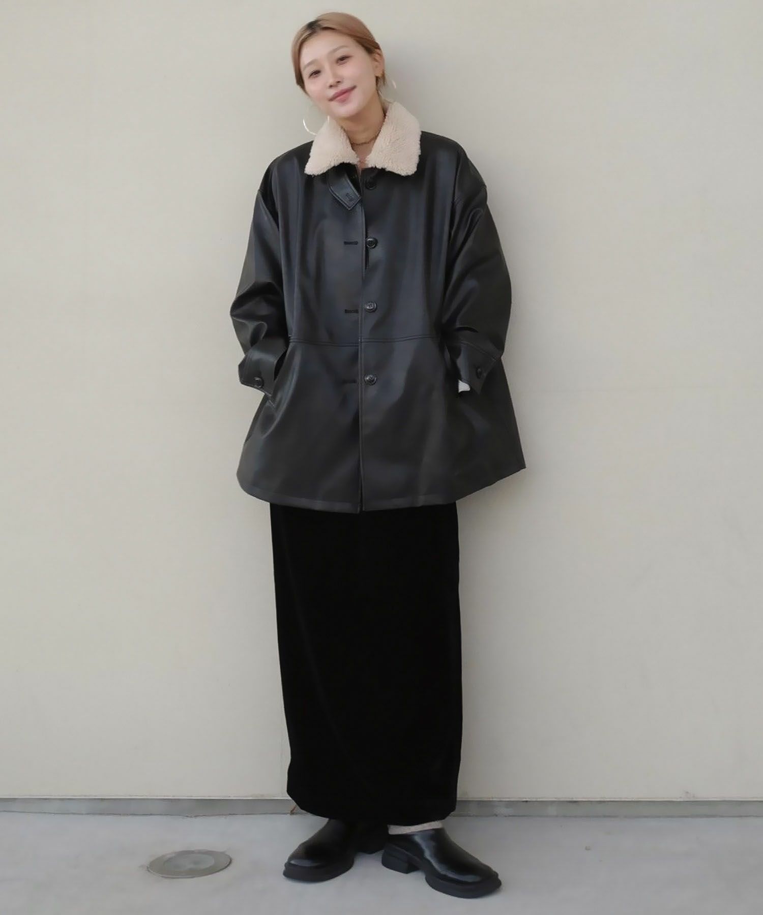&&model：163cm&&