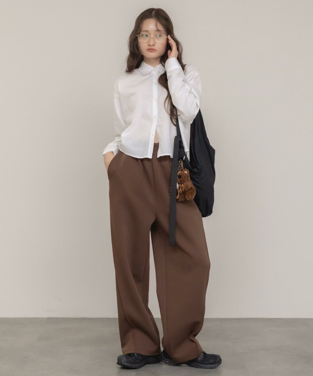 &&model：163cm(M SIZE)&&