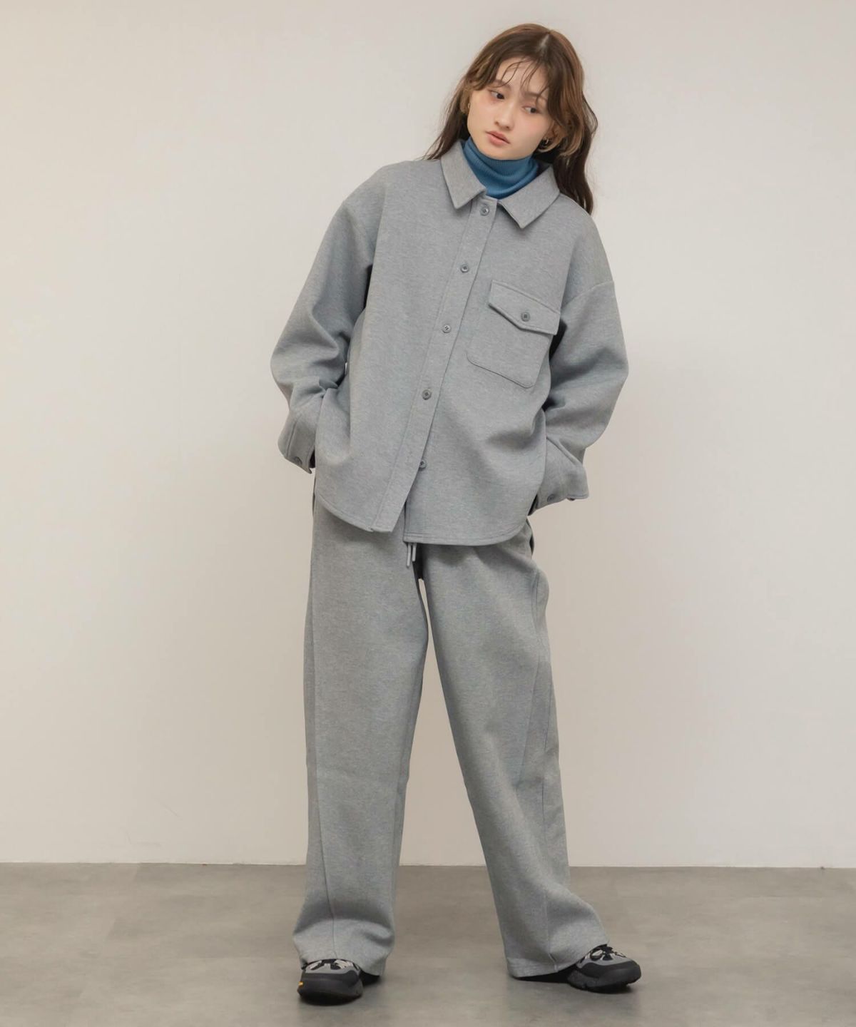 &&model：163cm(L SIZE)&&