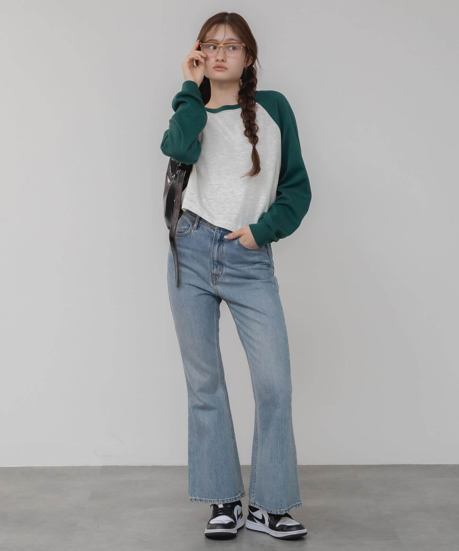 &&model：163cm&&
