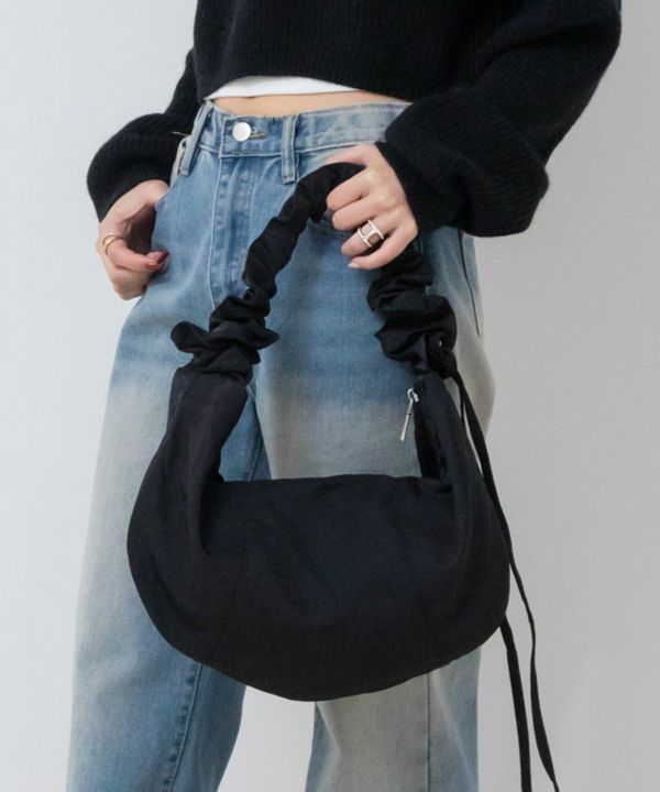 2Way Gather Ruffle Shoulder Bag