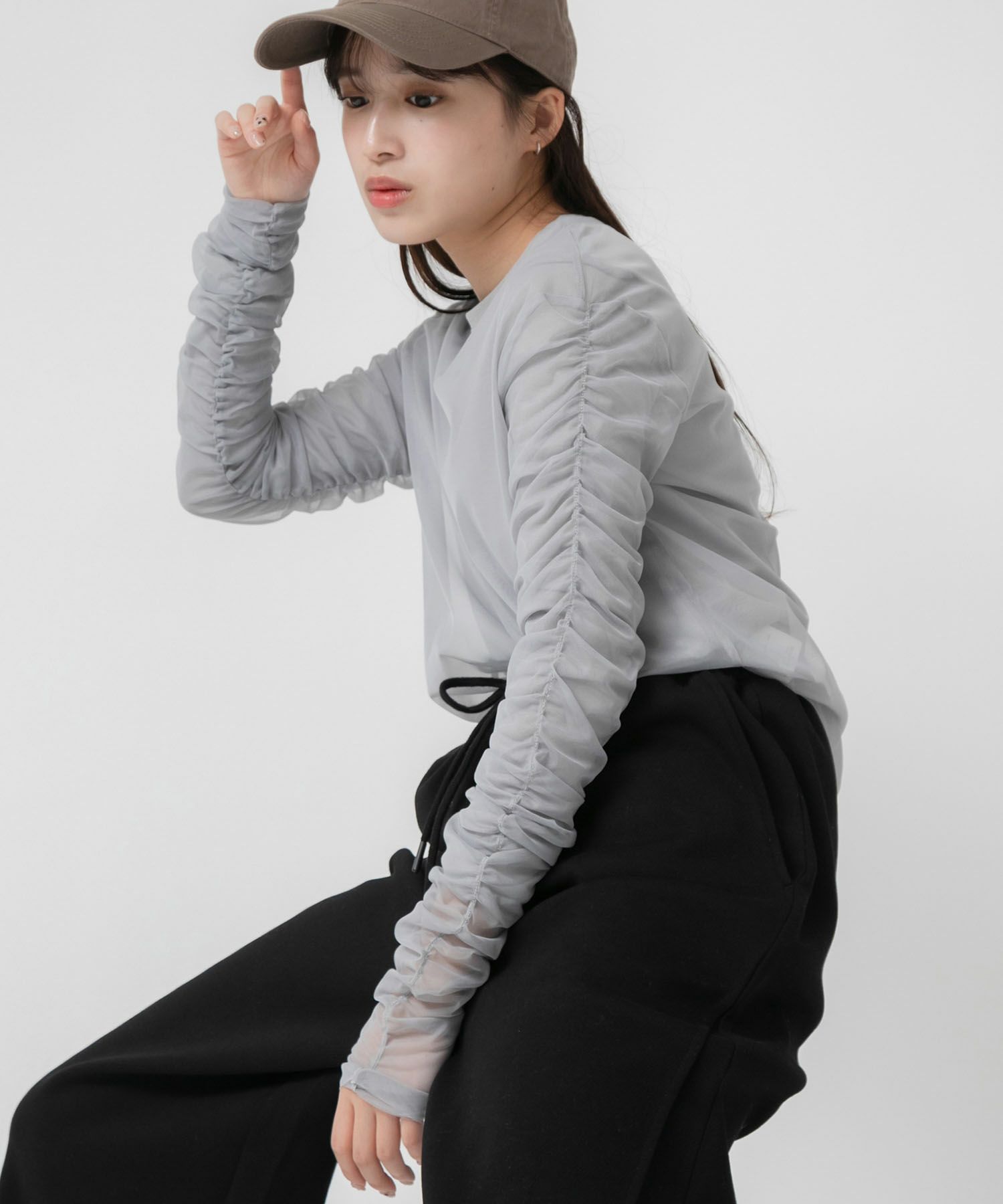 &&model：158cm&&