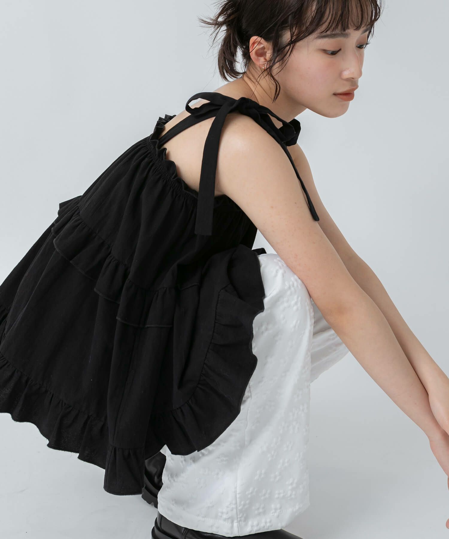 &&model：158cm&&