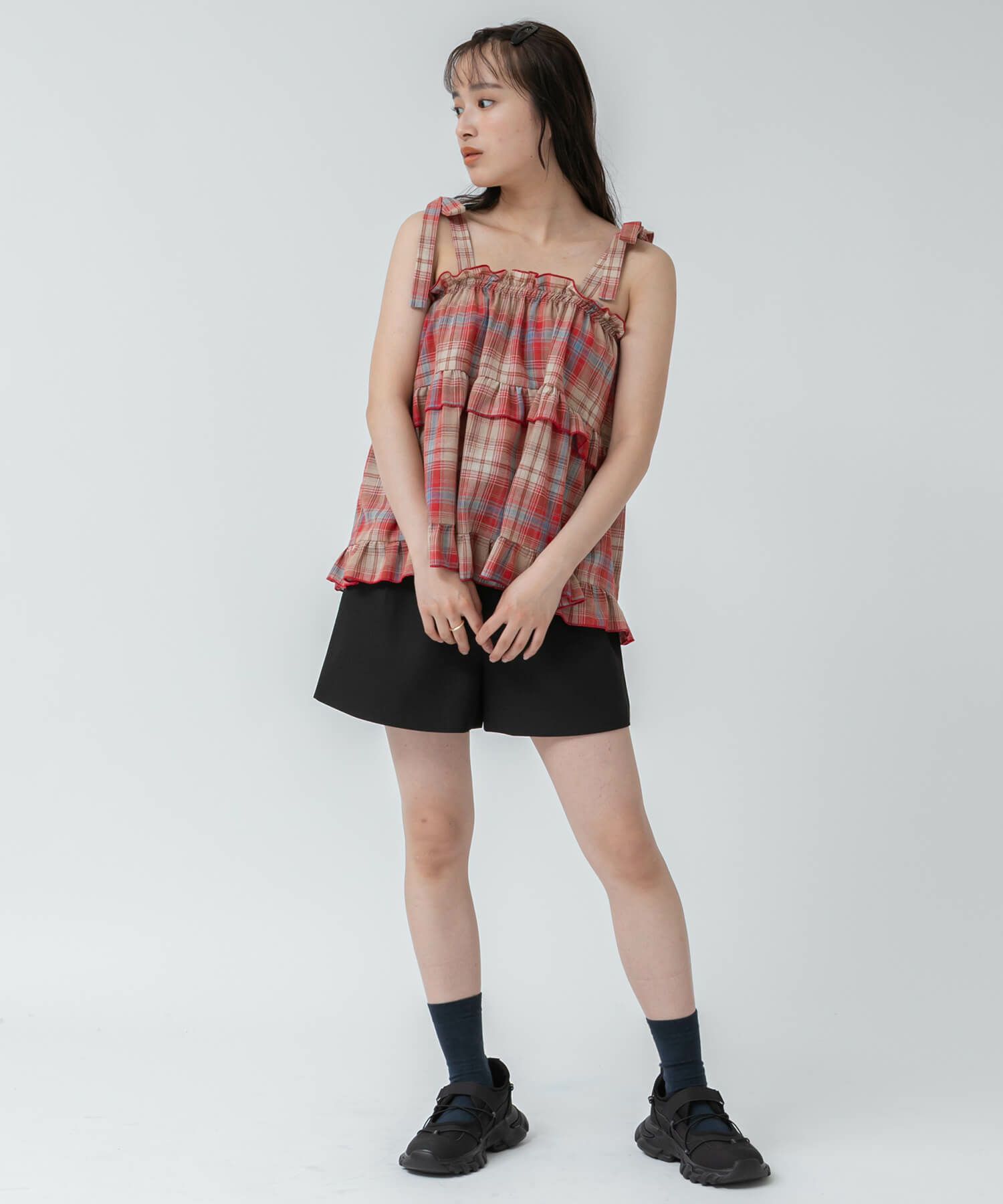 &&model：158cm&&