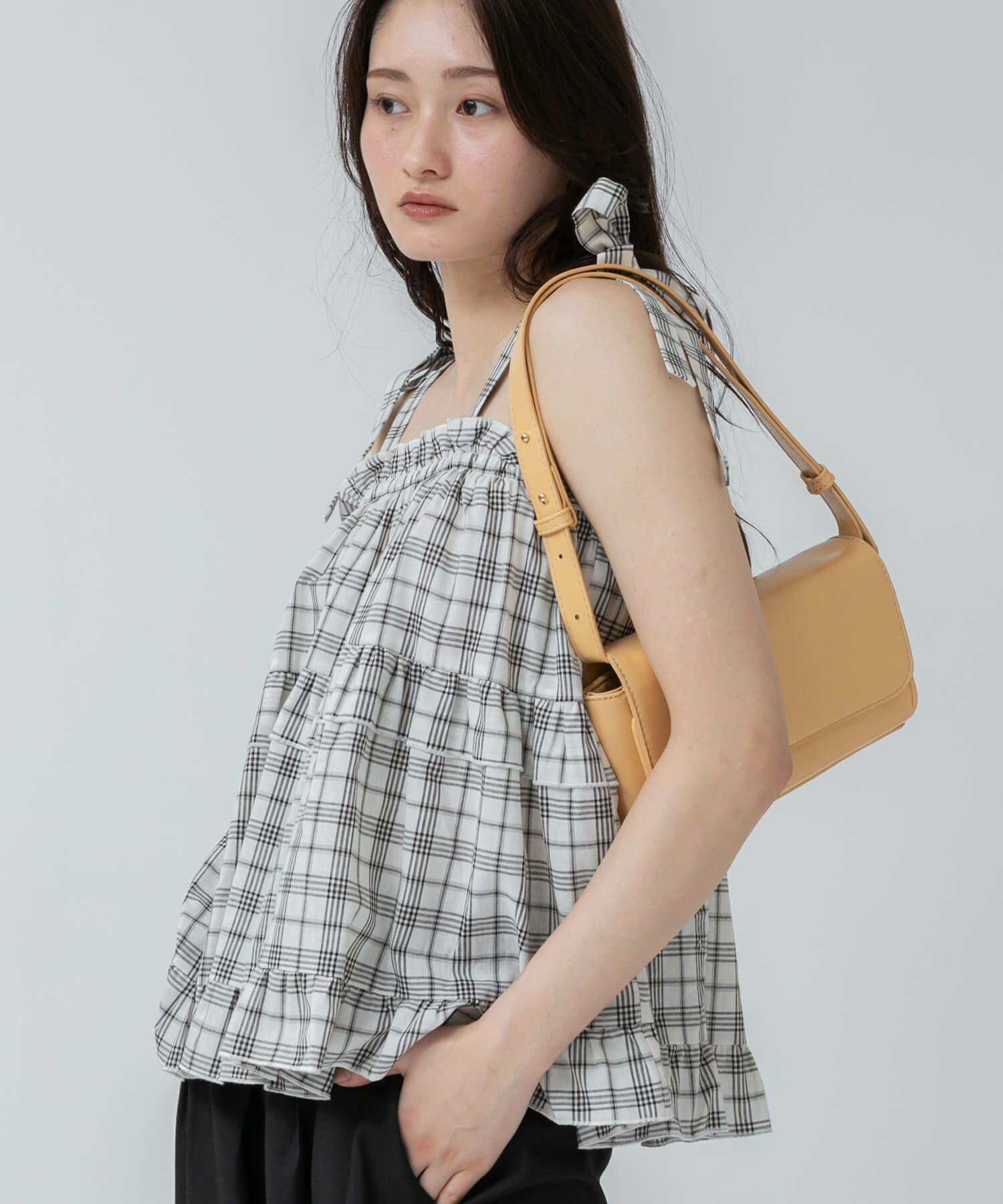 &&model：165cm&&