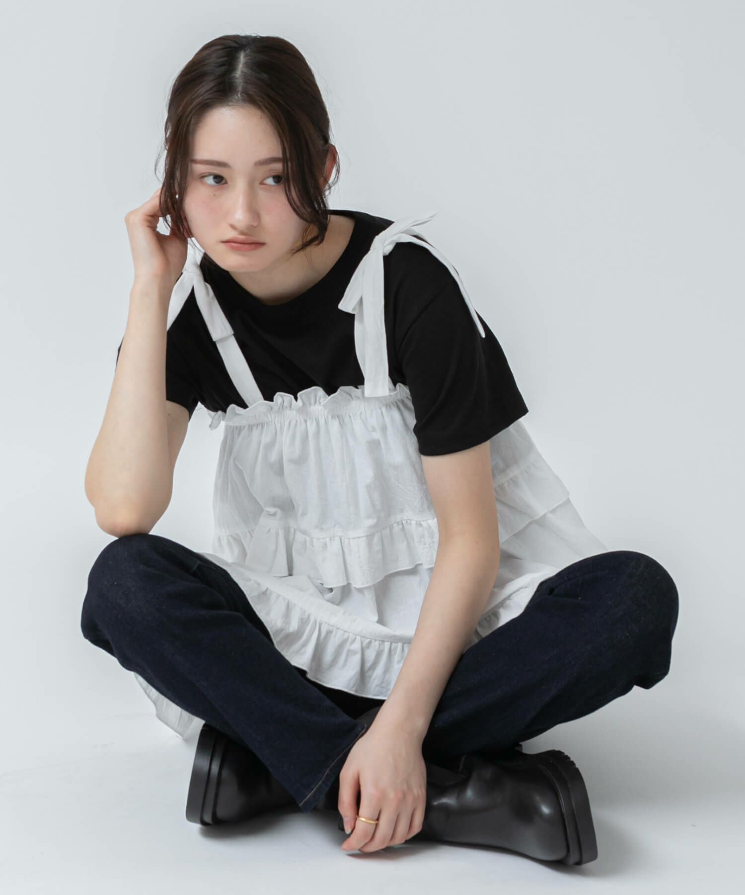 &&model：163cm&&
