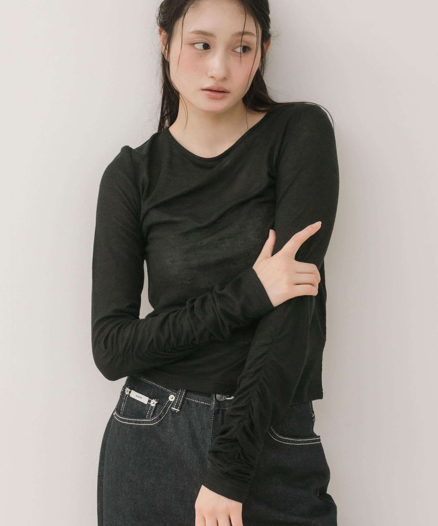 &&model：163cm&&