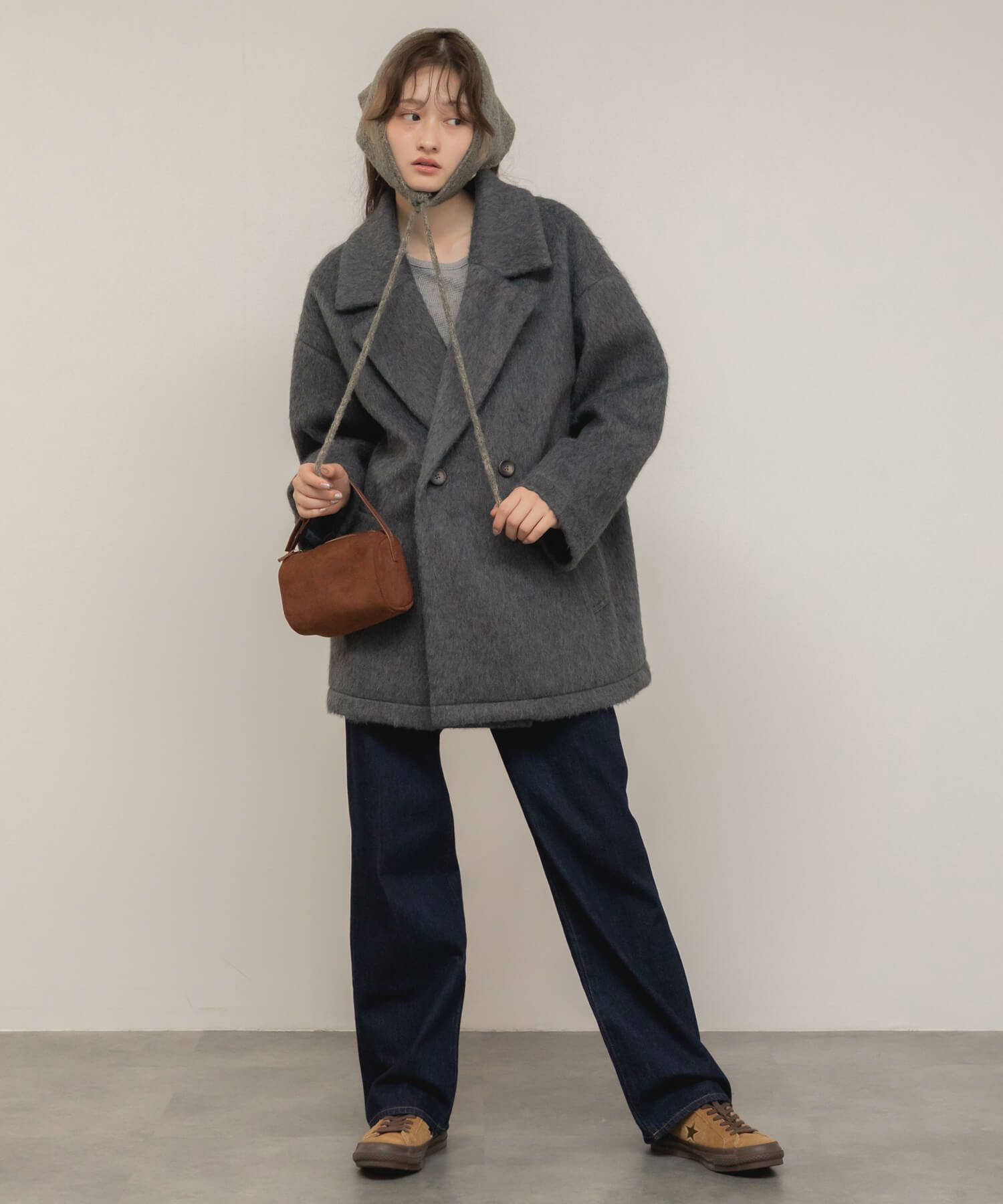 Shaggy Double Tailored Jacket | HEILIS