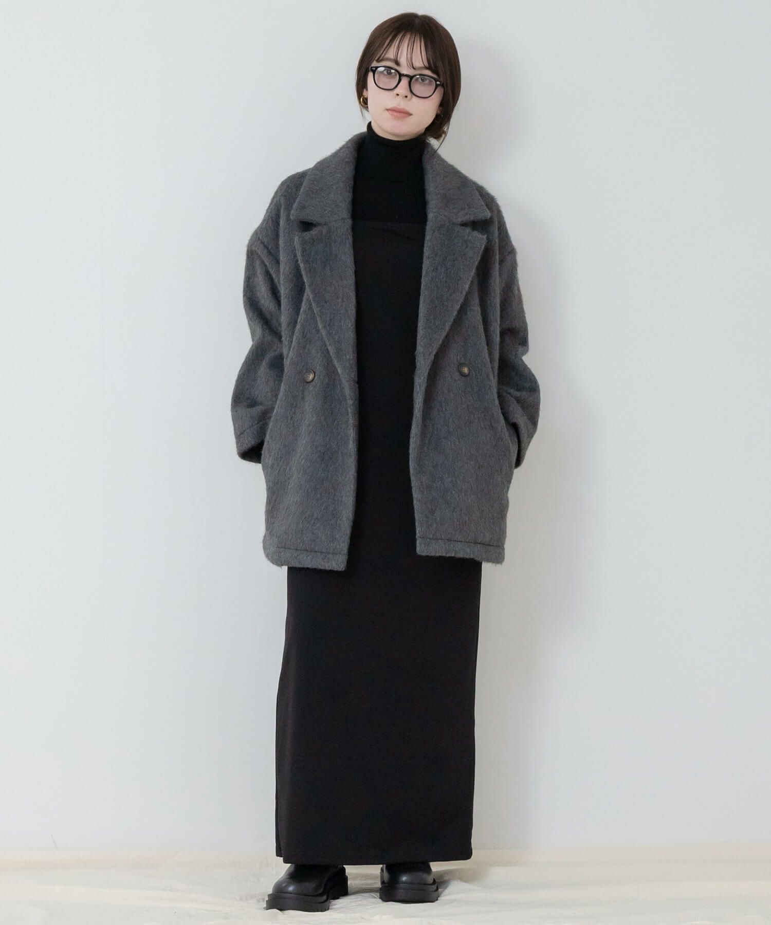 Shaggy Double Tailored Jacket | HEILIS