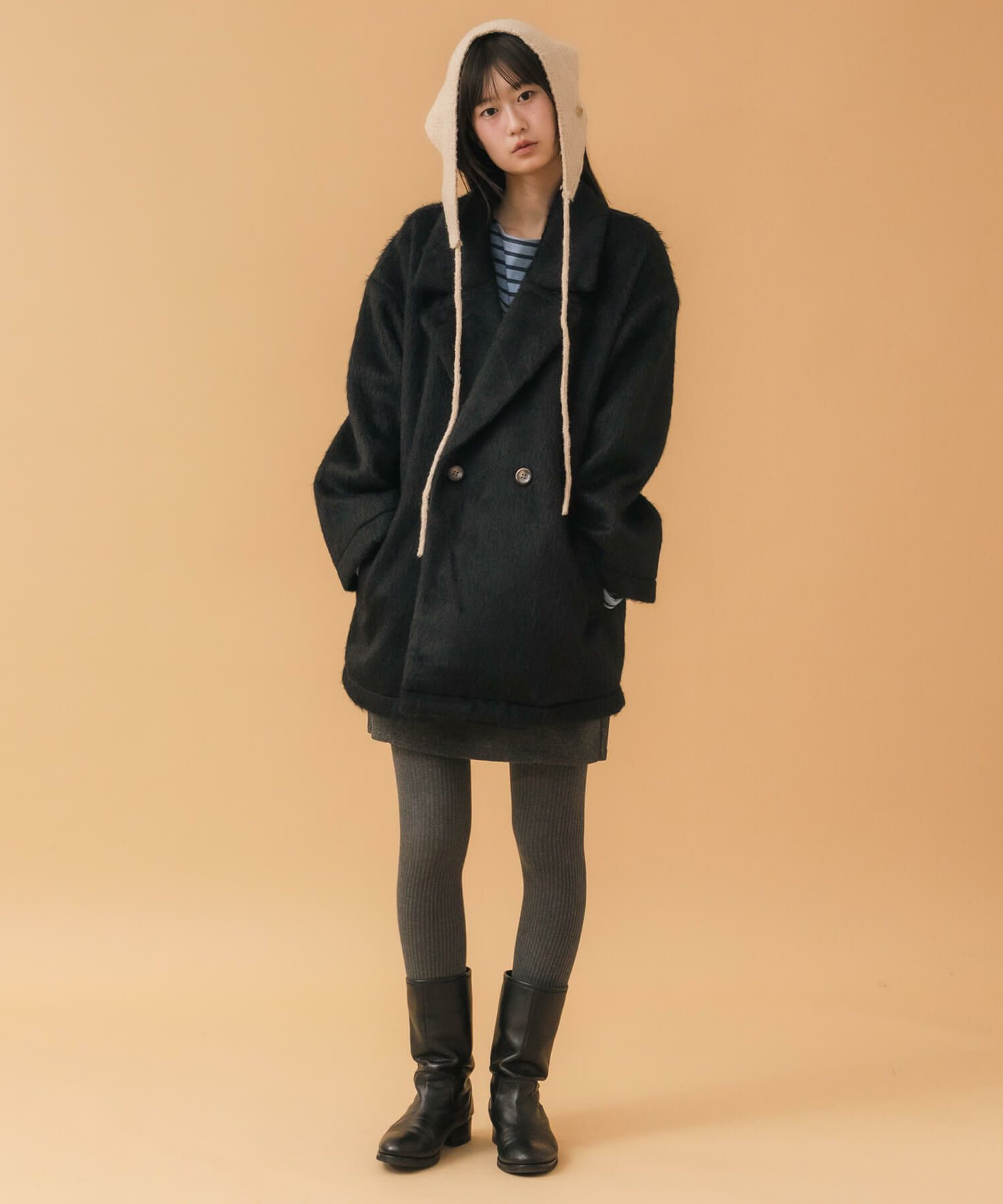 &&model：163cm&&