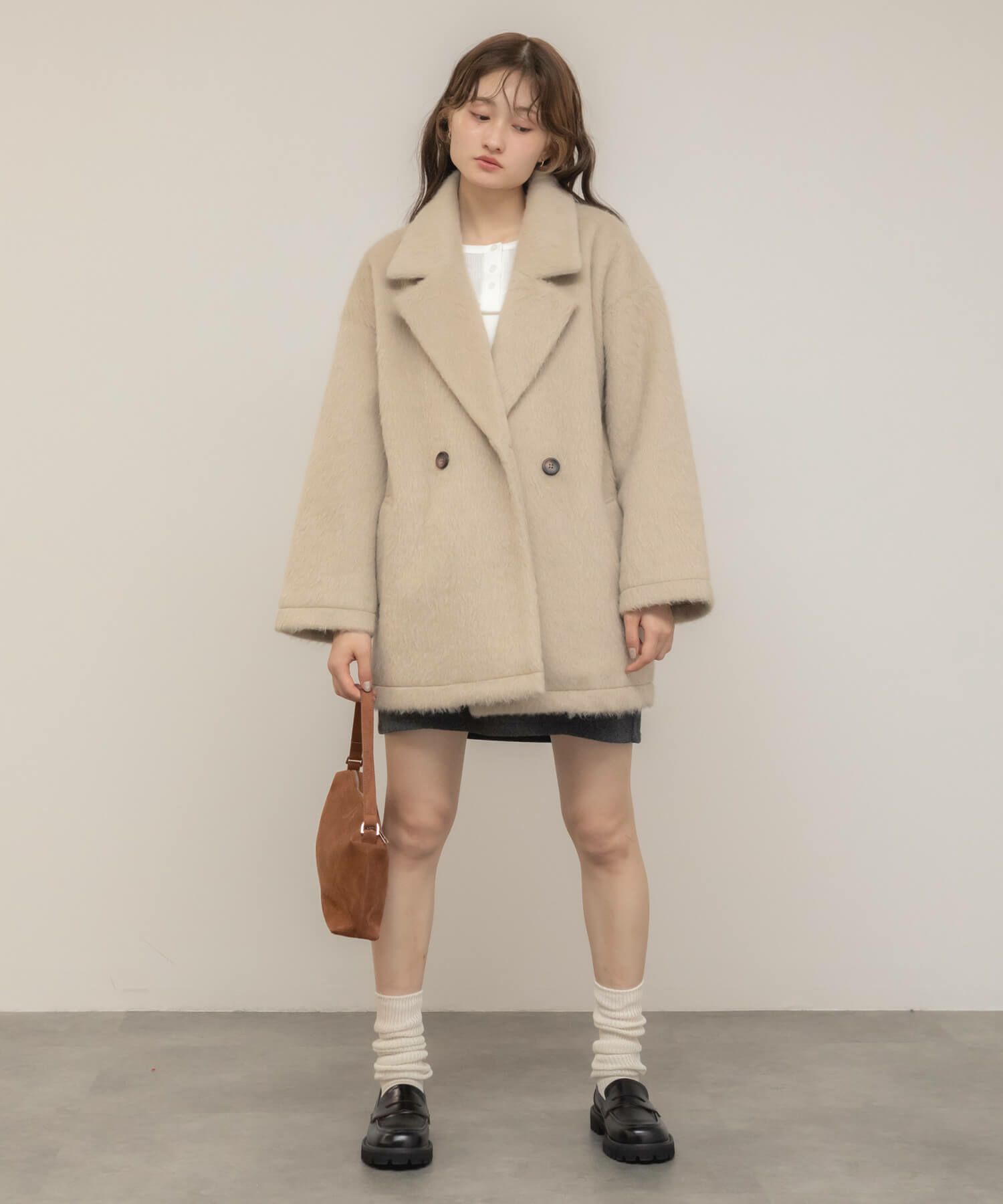 Shaggy Double Tailored Jacket | HEILIS