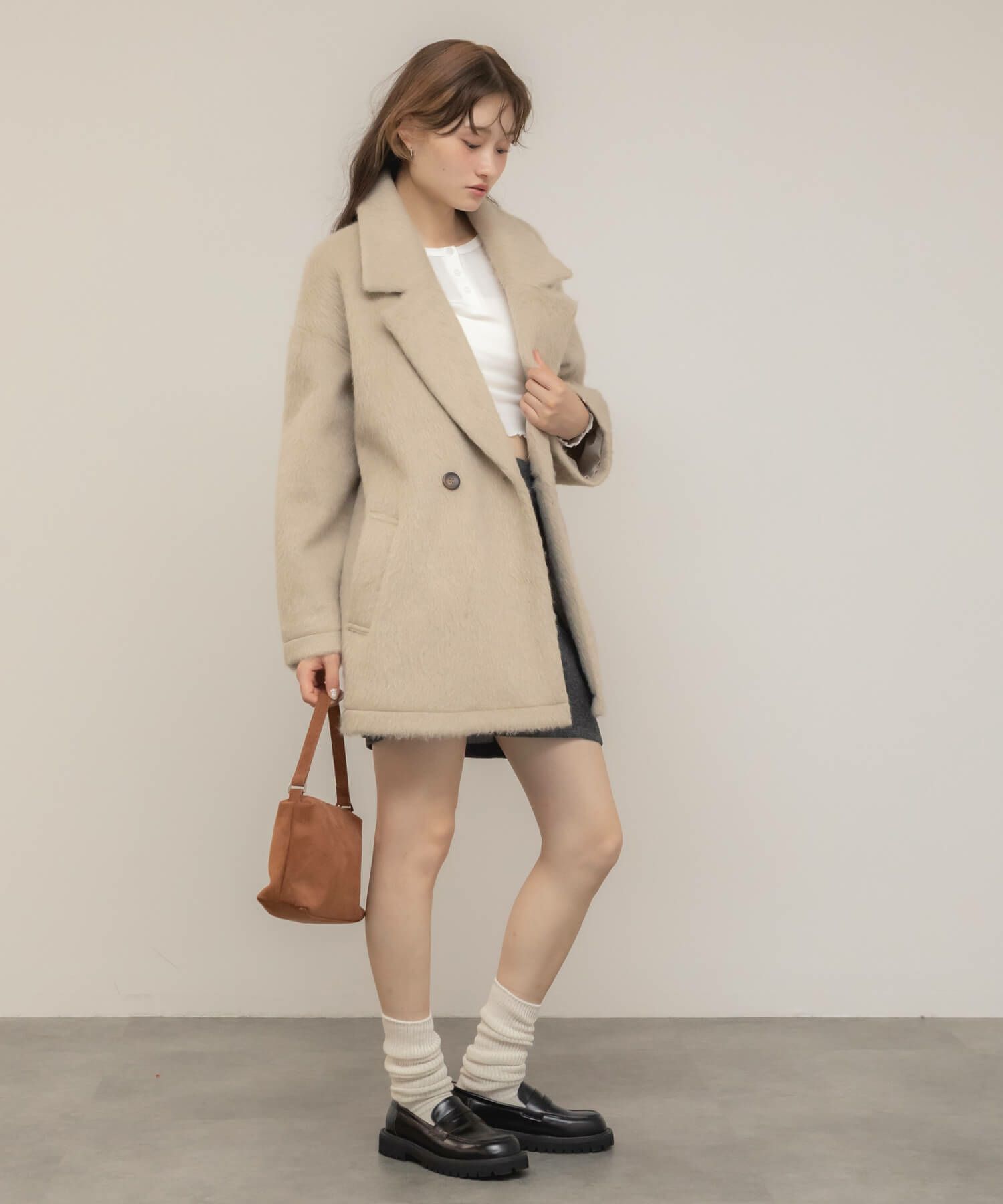 Shaggy Double Tailored Jacket | HEILIS