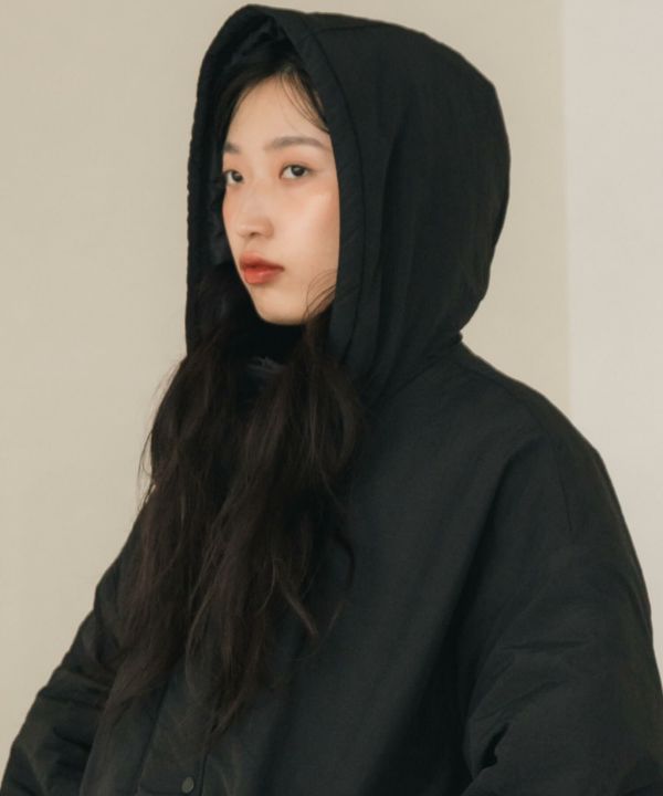 Hoodie Loose Padded Jacket | HEILIS