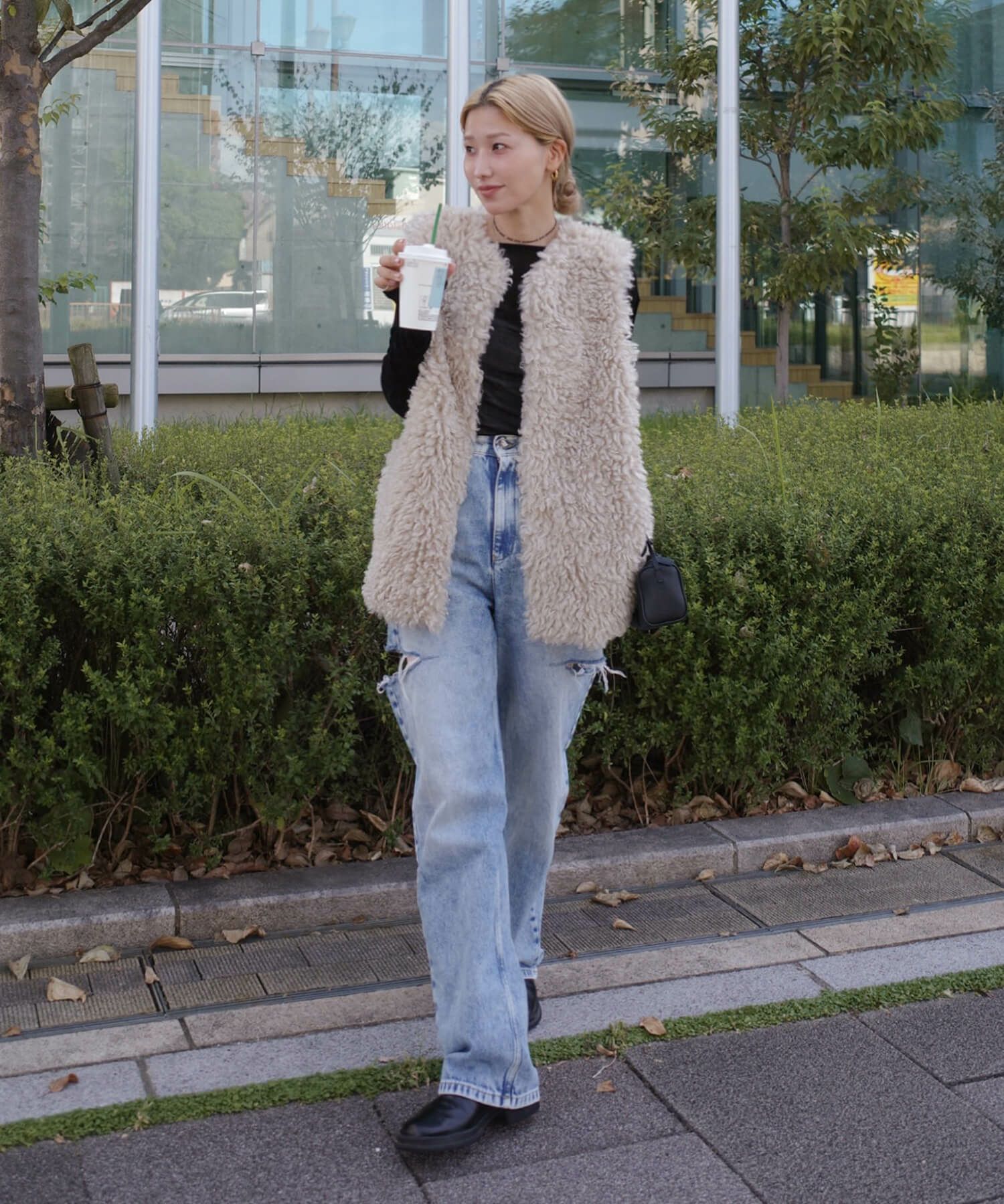 &&model：163cm&&