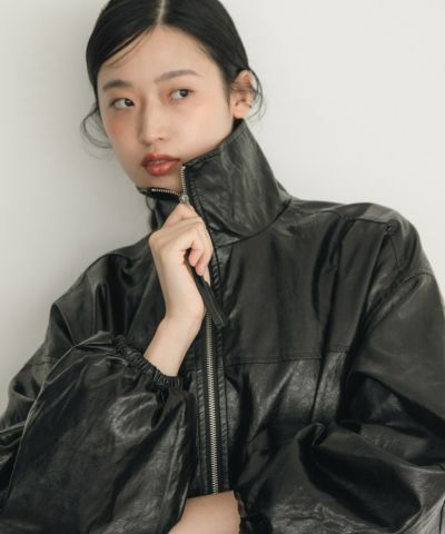 Hideka Original】3Way Vintage Fake Leather Jacket | HEILIS