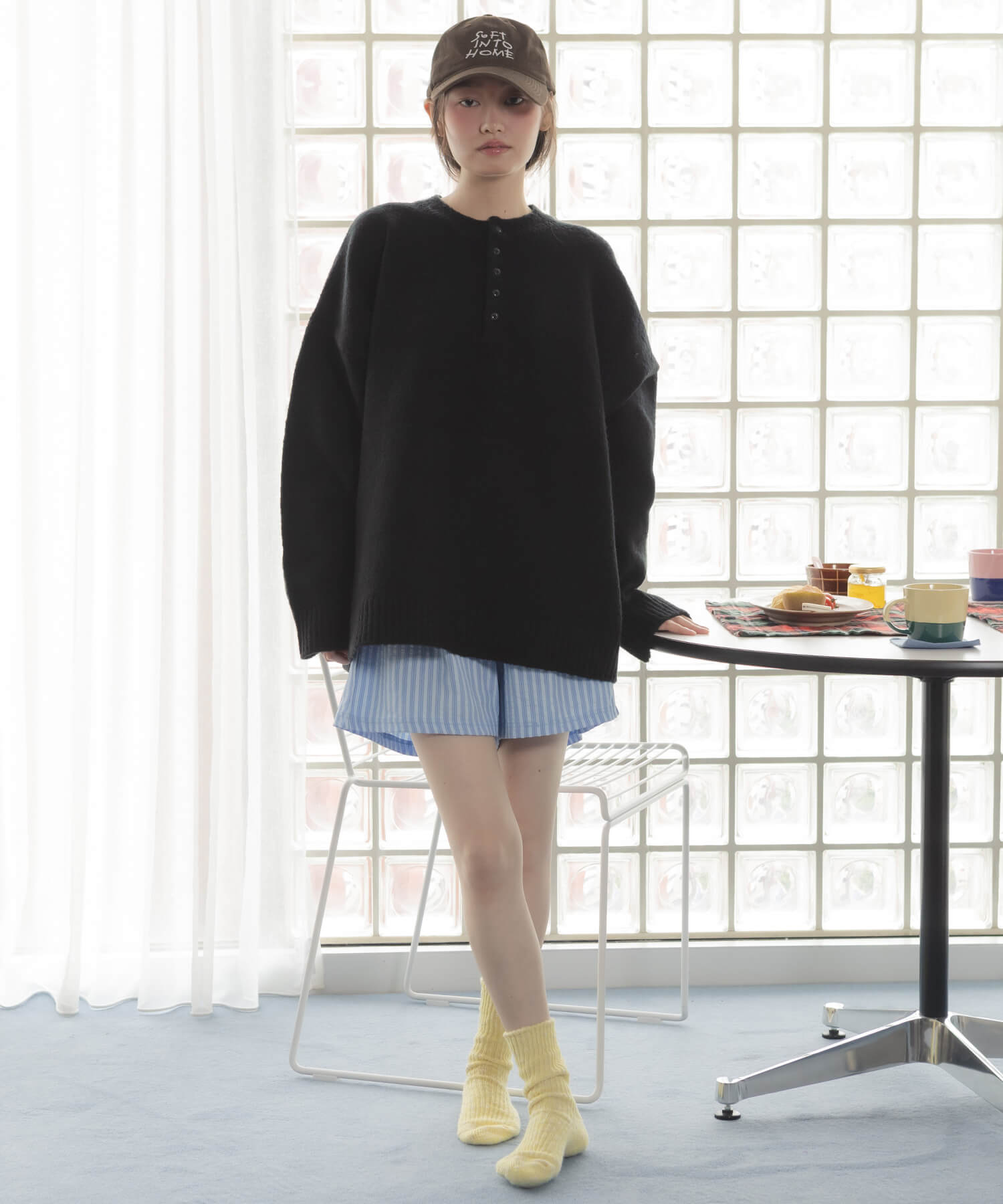 &&model：163cm&&