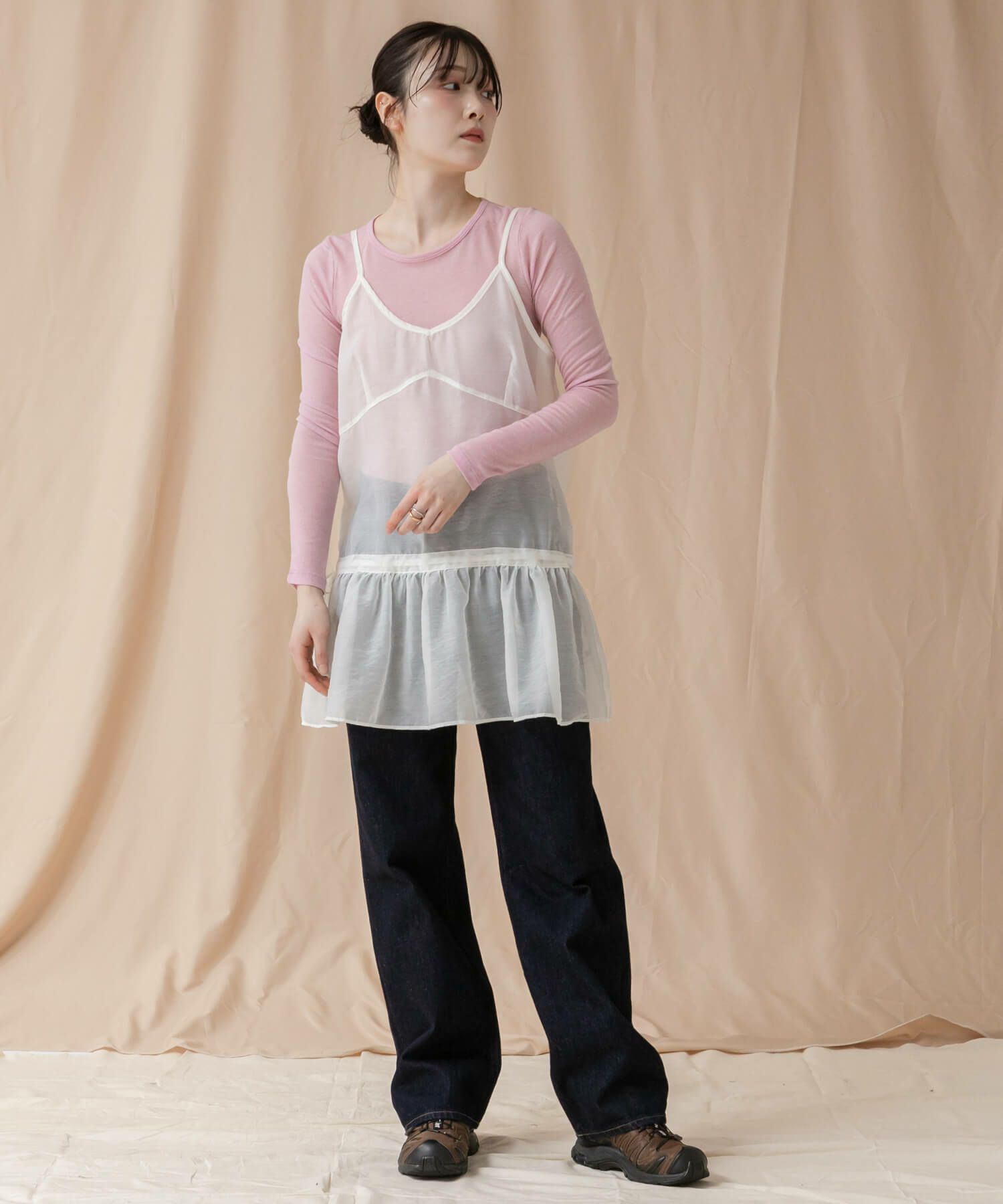 &&model：163cm&&