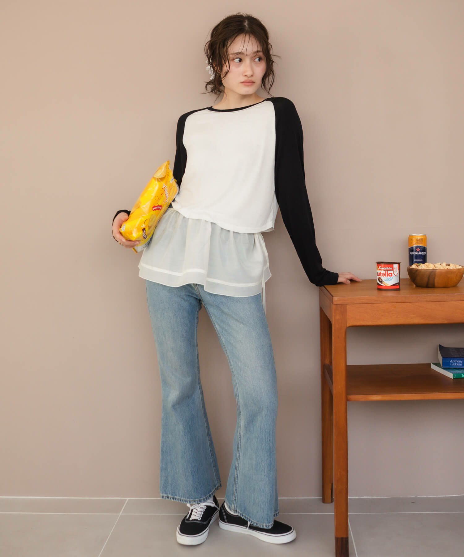&&model：163cm&&