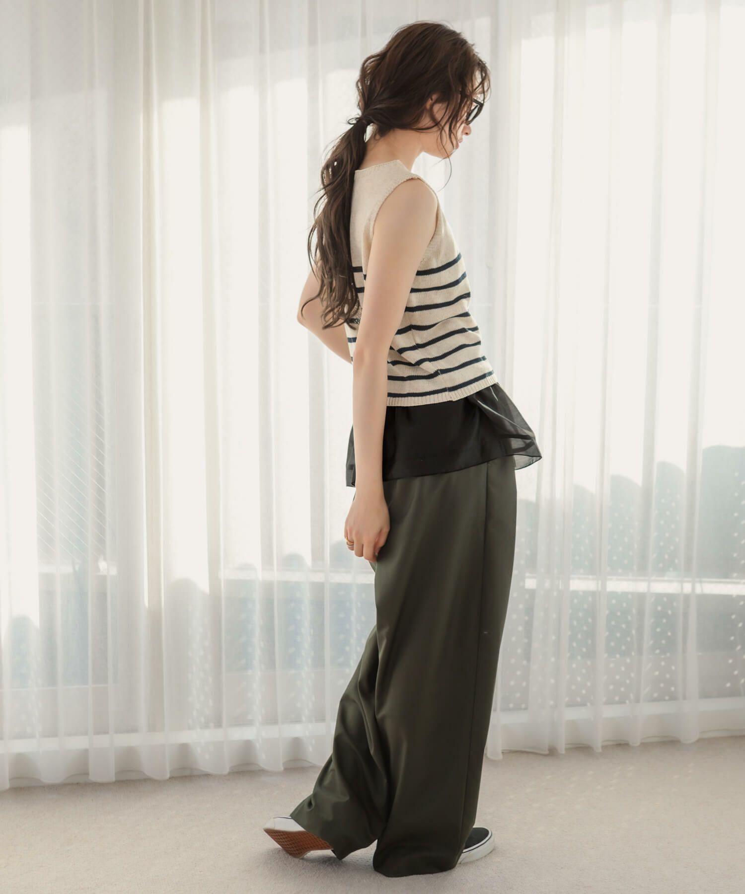 &&model：163cm&&