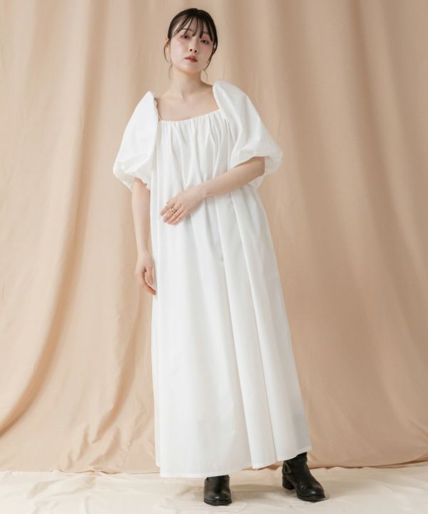 Hideka x heilisコラボ3Way オフショルダー　ワンピース HEILIS（ヘイリス） ワンピース 「Hideka Original」3WAYオフ