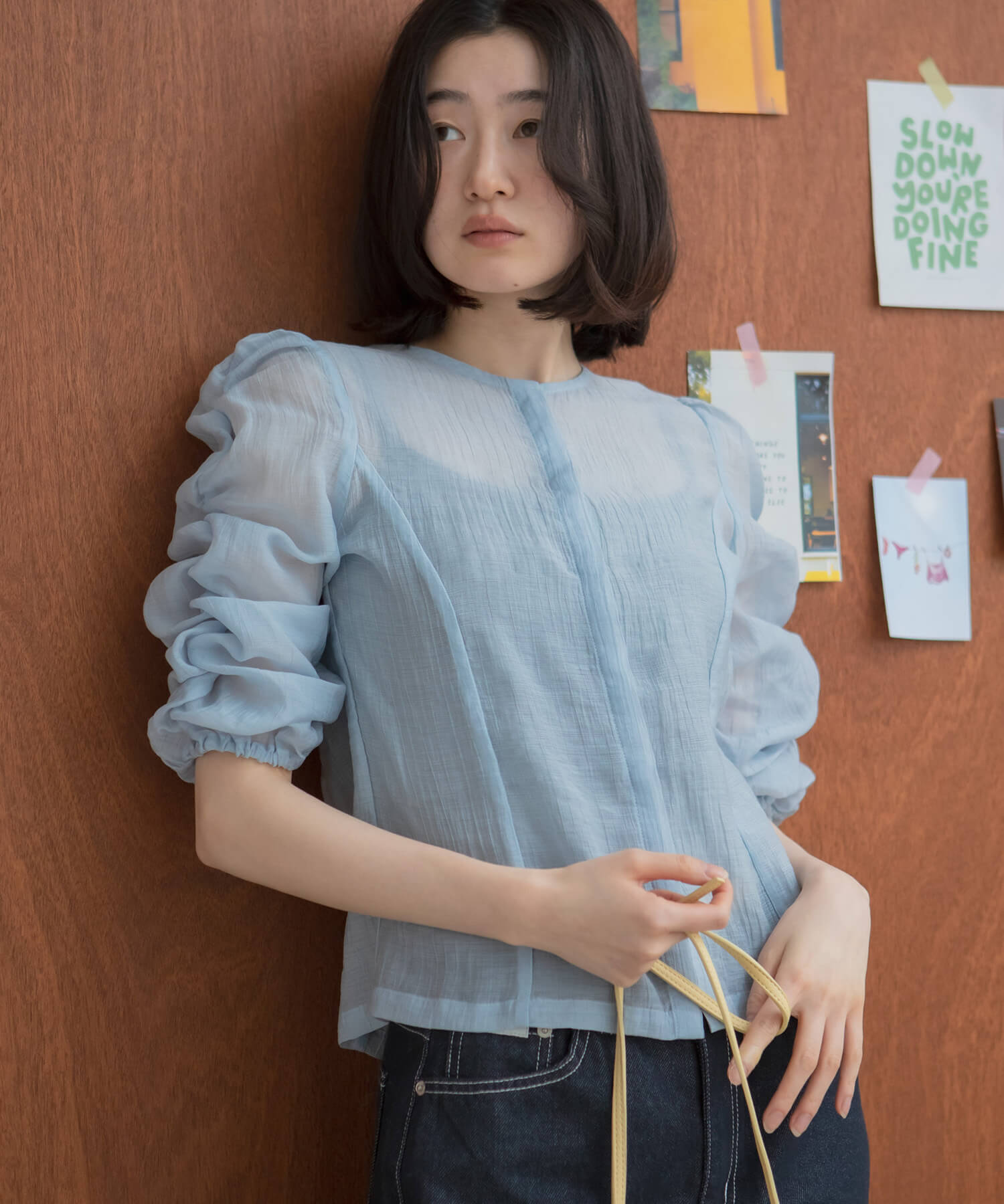 &&model：163cm&&