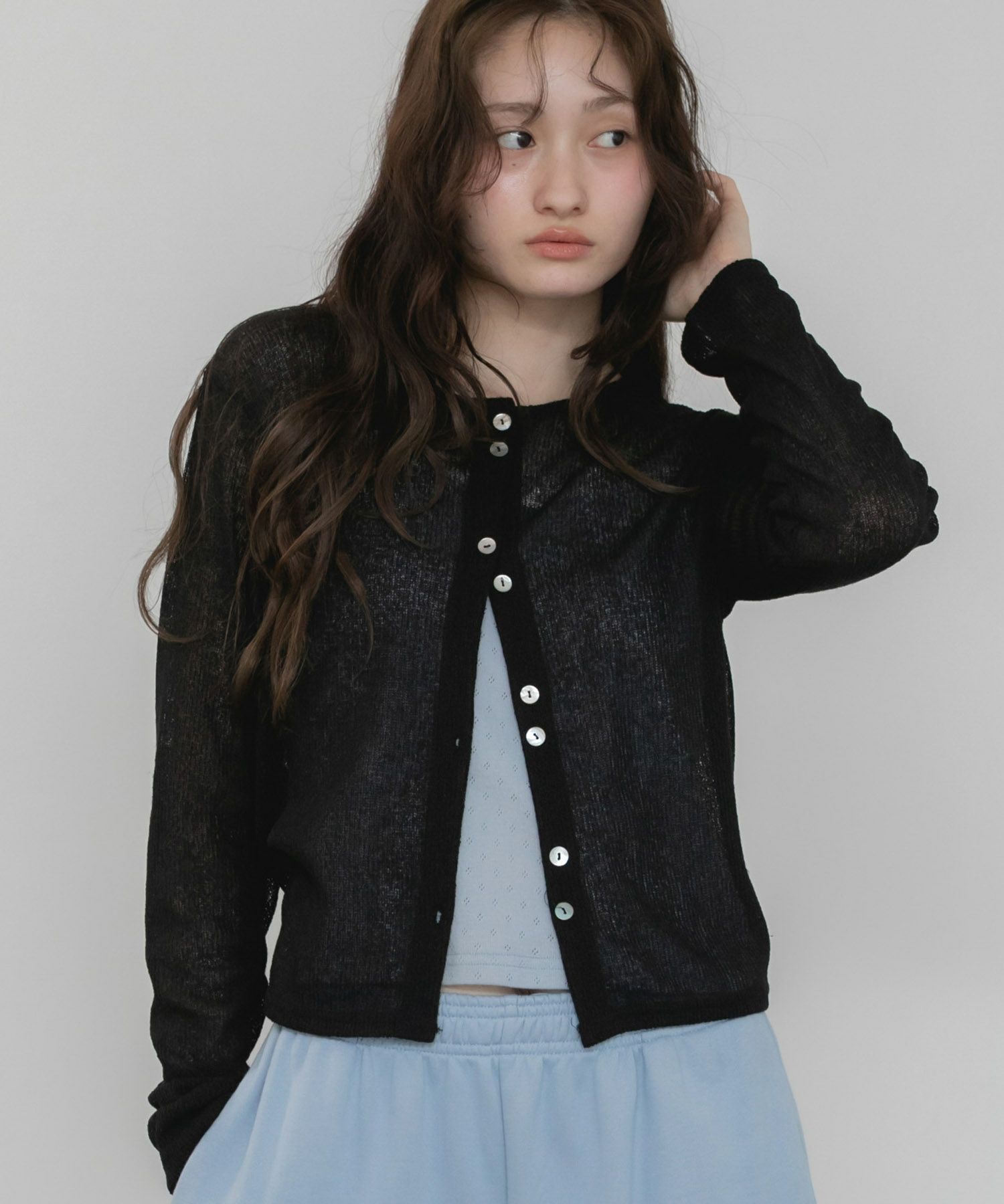 &&model：163cm&&