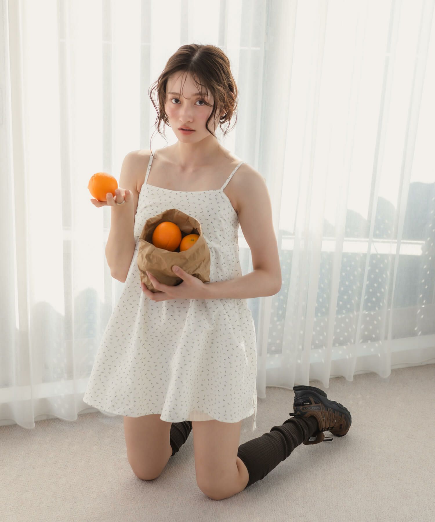 &&model：158cm&&