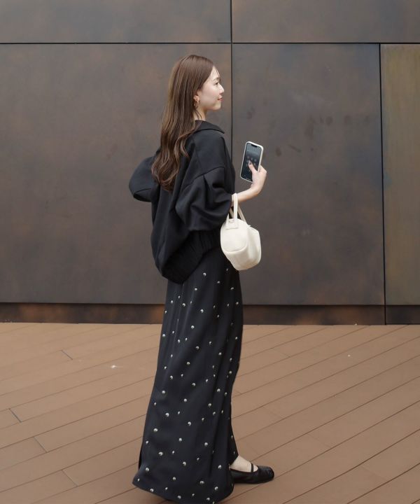 Nanami Original】Flower Embroidery Dress | HEILIS