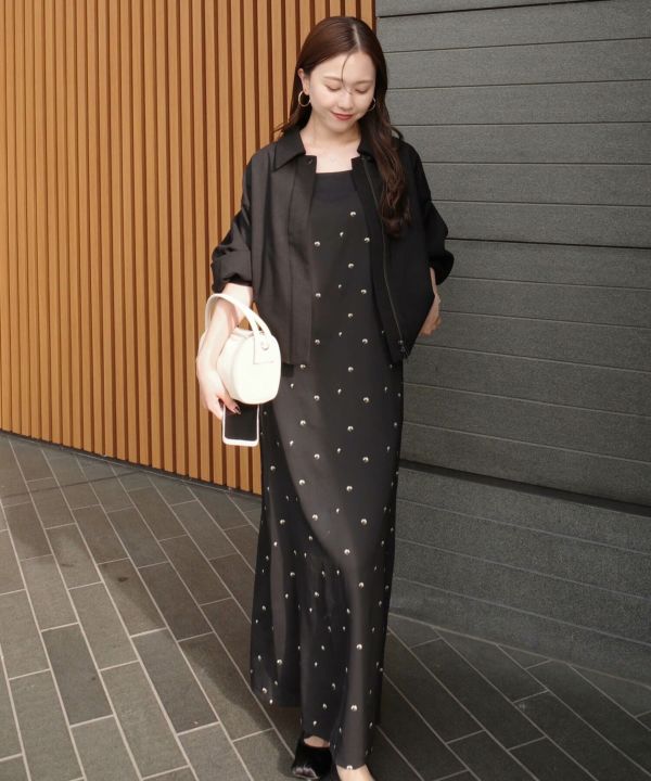 Nanami Original】Flower Embroidery Dress | HEILIS