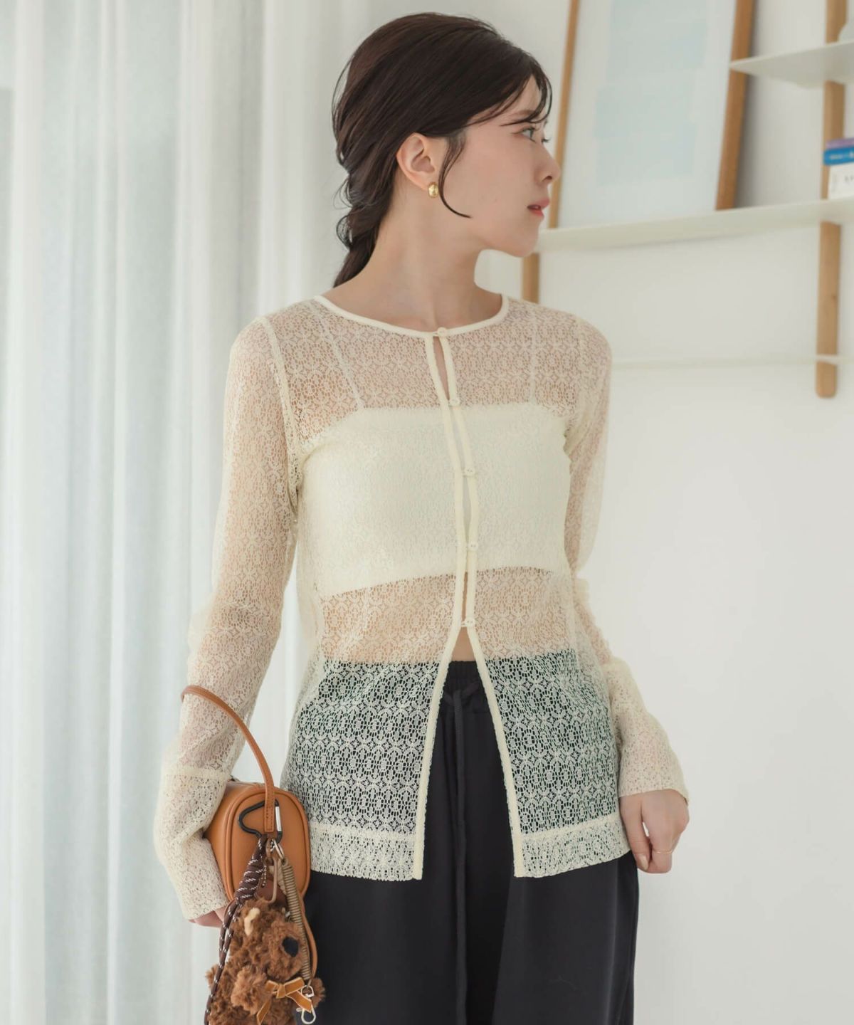 &&model：158cm(M SIZE)&&