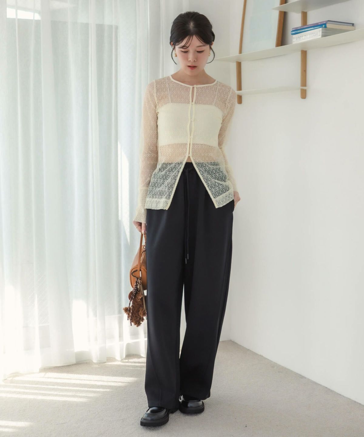 &&model：158cm(M SIZE)&&