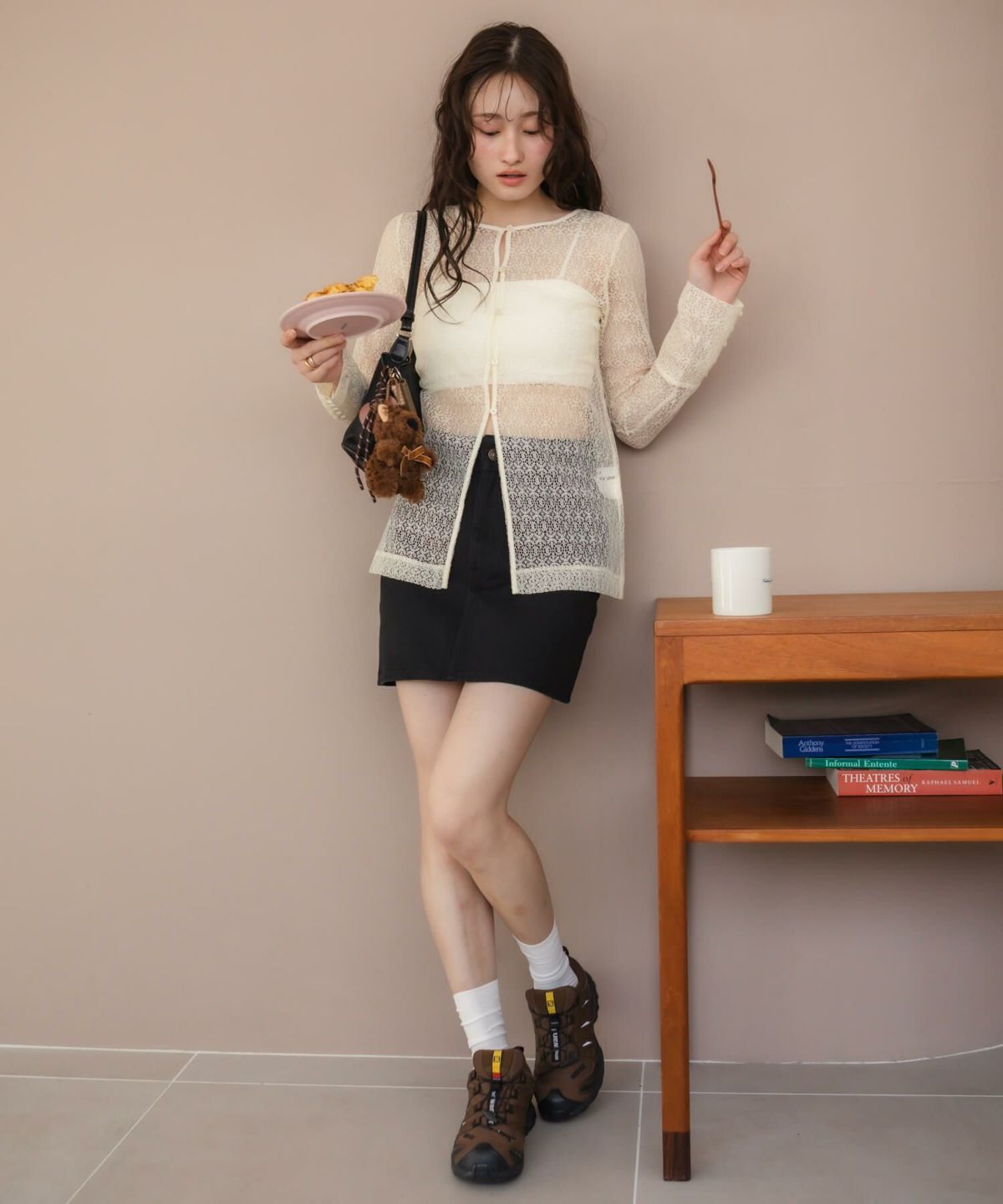 &&model：163cm(M SIZE)&&