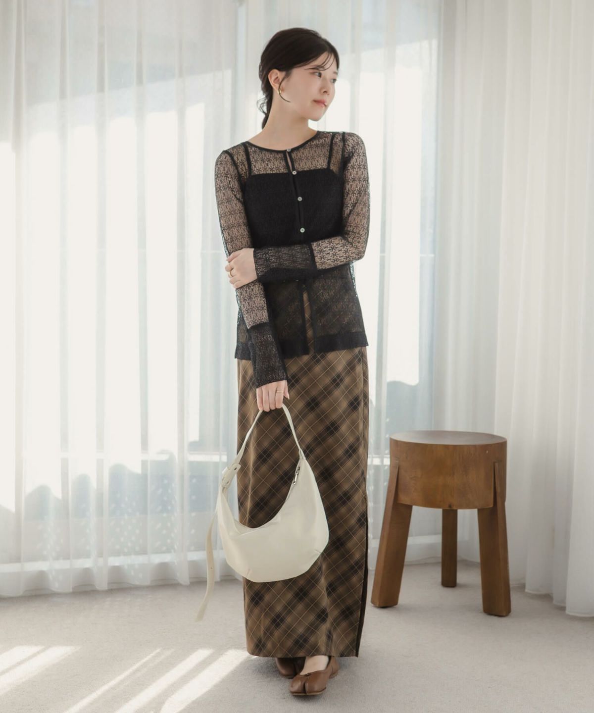 &&model：158cm(M SIZE)&&