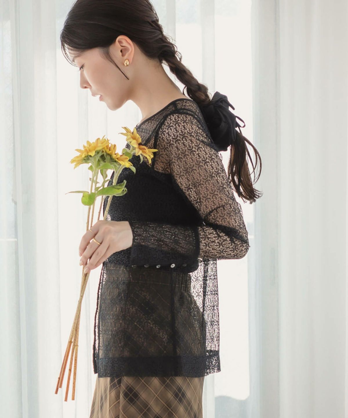 &&model：158cm(M SIZE)&&