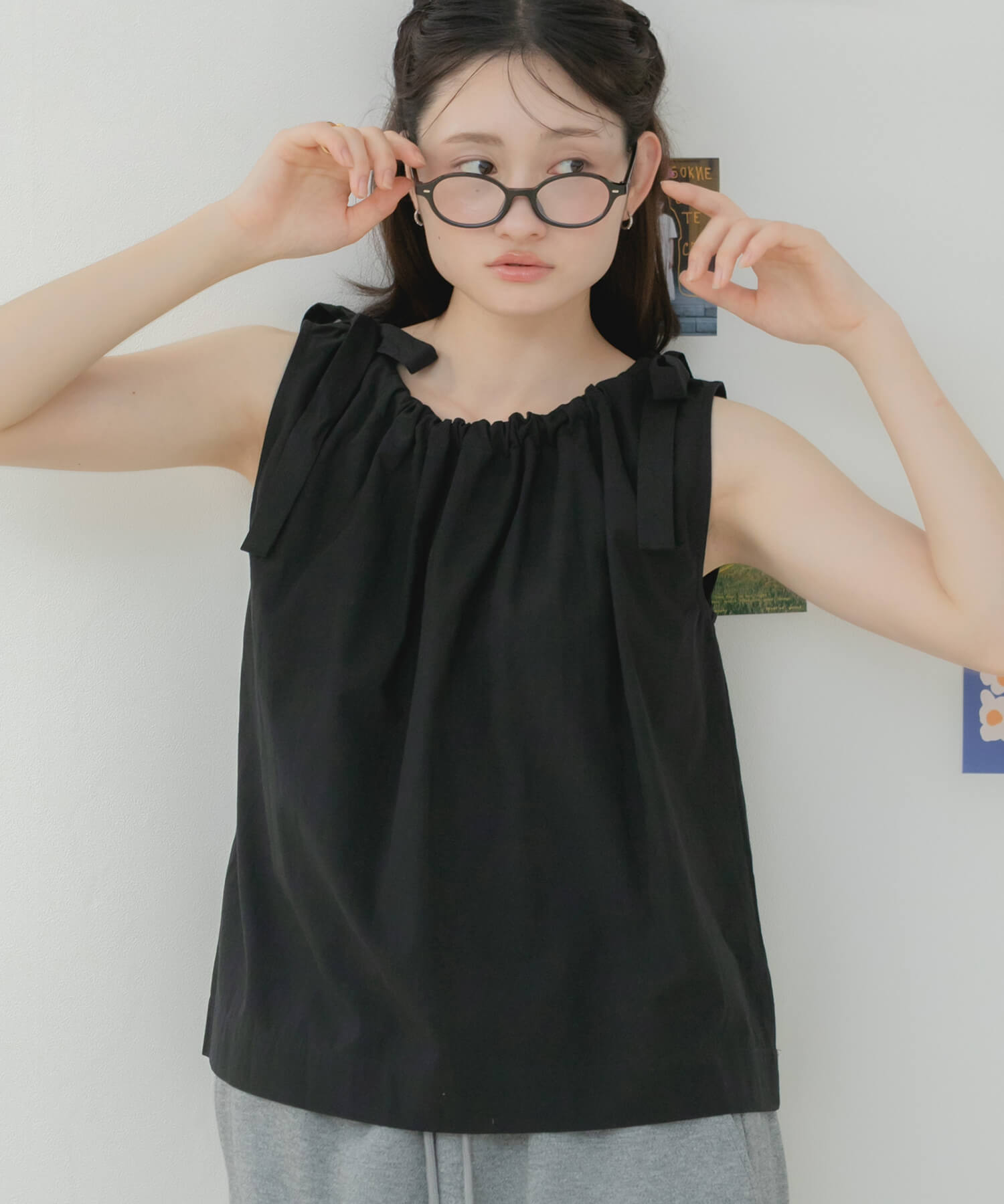&&model：163cm&&