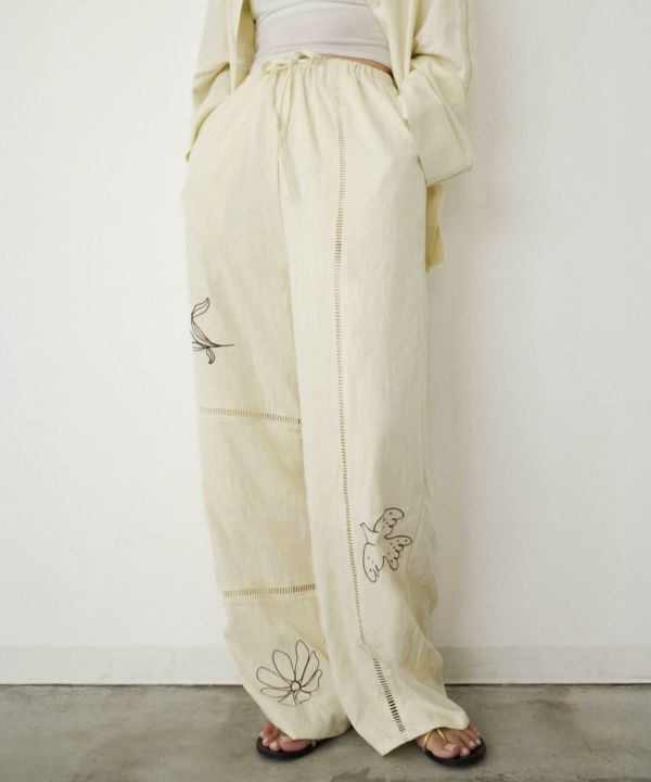 【hideka original】Embroidery Patchwork PT