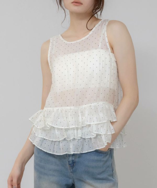 Riiiii☆様 新品un3dCOLOR BLOCK SHEER TOP Riiiii☆様 新品un3dCOLOR BLOCK SHEER TOP - メルカリ