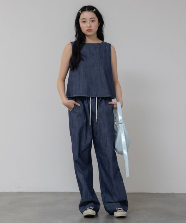 &&model：158cm　blue&&