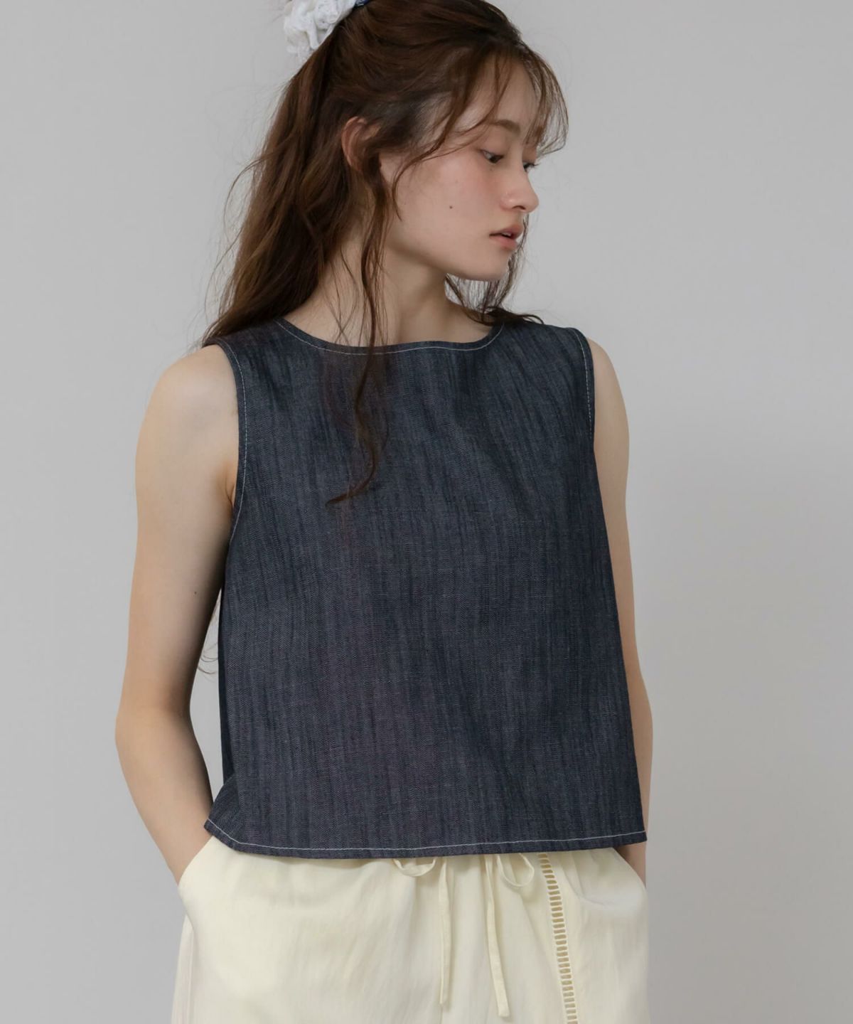 &&model：163cm　black&&　