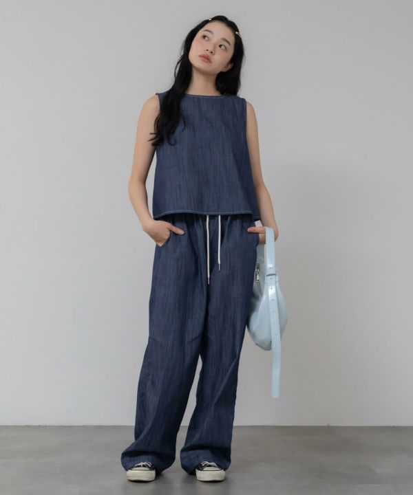 &&model：158cm　blue&&　