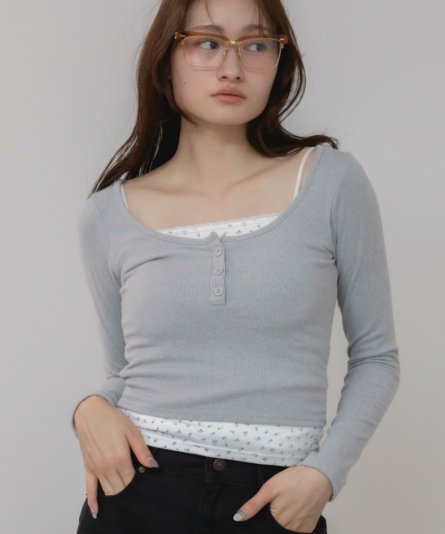 &&model：163cm&&